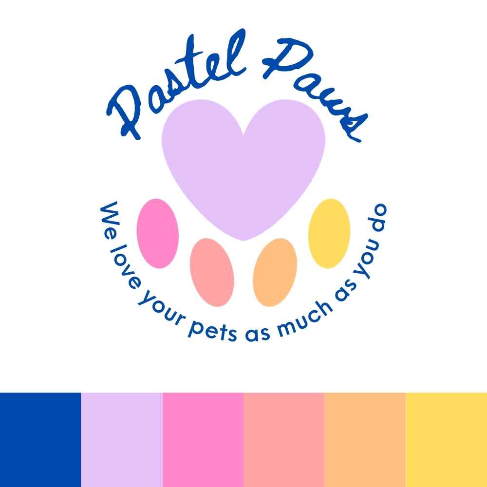 Colourful Bond — Premade Pet Shop Brand Identity