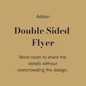 Double-Sided Flyer Design