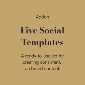 Five social templates