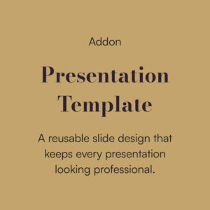 Presentation Template Design