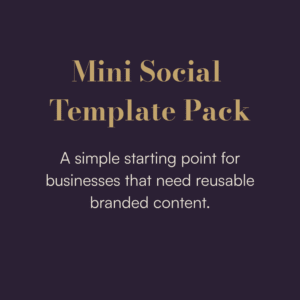 Mini Social Template Pack