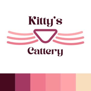 Velvet Whiskers — Premade Cattery Brand Identity